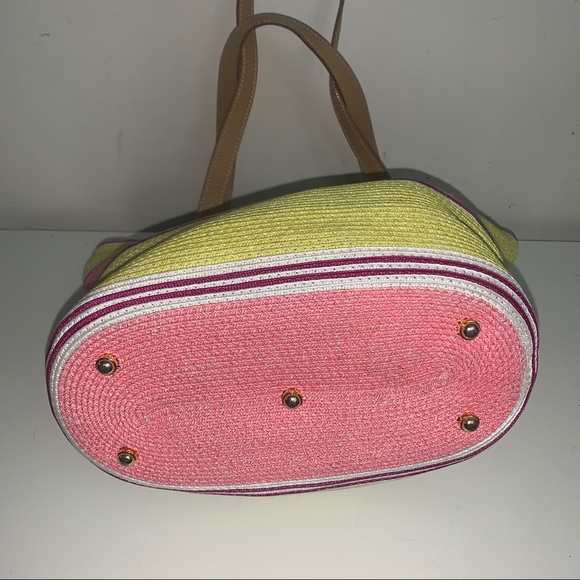 Eric Javits New York Woven Multicolored Tote - Picture 4 of 9